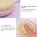 2 PCS Back Massage Bath Brush Nylon Brush Head Long Handle Bath Rubbing Brush  Purple