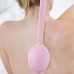 2 PCS Back Massage Bath Brush Nylon Brush Head Long Handle Bath Rubbing Brush  Pink