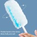 Disposable Household Vacuum Retractable Feather Duster  Style  Long Handle 2 Clothes