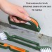 4 PCS Set Multifunctional Crevice Cleaning Bristle Brush Set  Green