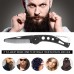 Mens Womens Beauty Handmade Folding Pocket Clip Hair Moustache Beard Comb